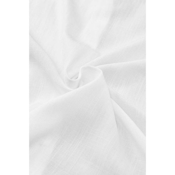 Azura Exchange  Khaki Colorblock Buttons Shirt-Collar Long Sleeve Pocket Blouse - Picture 9 of 13